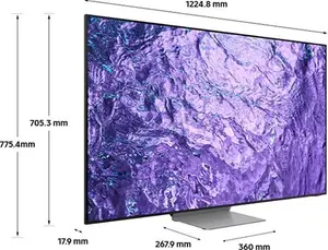 Samsung QE55QN700C (2023) Neo QLED HDR 8K Ultra HD Smart TV, 55 Inch With Tvplus & Dolby Atmos, Titan Black