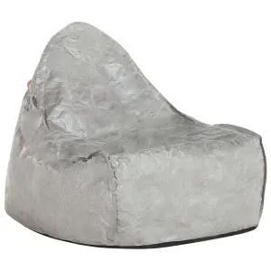 Beliani Modern Bean Bag Light Grey DROP