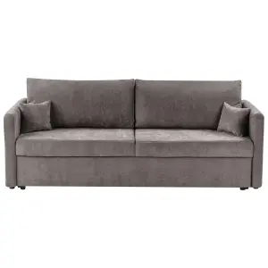 Sofa Bed BLEIK Taupe with Storage