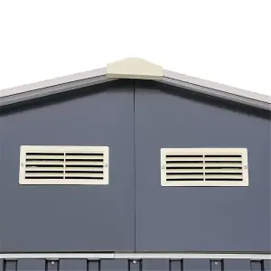 12 x 20 Metal Garage - Anthracite Grey (12ft x 20ft / 12' x 20' / 3.72m x 6.04m)