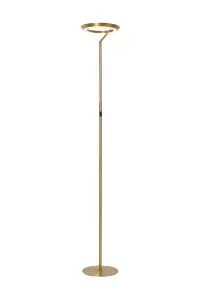 Lucide CELESTE - Floor lamp - 28 cm - LED Dim. - 1x21W 2700K - Matt Gold / Brass