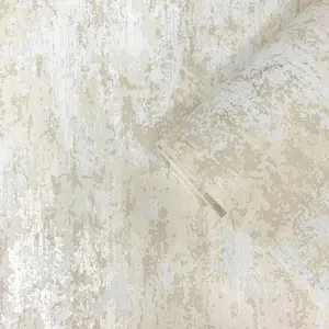 Lustre Collection Metallic Concrete Wallpaper Roll