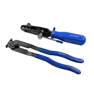 US PRO Tools CV Clamp Tool and CV Joint Boot Clamp Pliers Set 6258