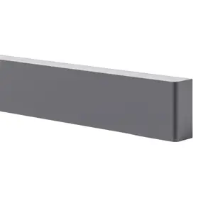 GoodHome Stevia Gloss anthracite slab Standard Appliance Filler panel (H)58mm (W)597mm