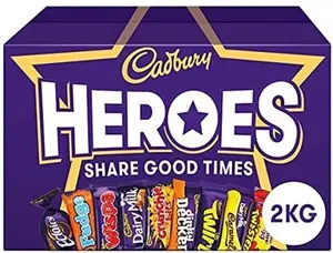 Cadbury Heroes Chocolate Bulk Sharing Box, 2 Kg