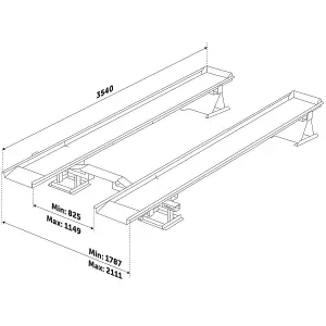 Sealey Car Lift/Ramp 3 Tonne MR1