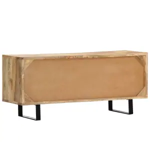 vidaXL TV Cabinet 90x30x40 cm Solid Mango Wood