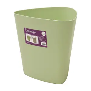 Plastic Open Waste Bin - 10L Green