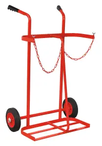 Sealey Welding Bottle Trolley - 2 Bottle ST28/B