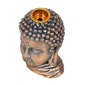 Something Different Buddha Head Backflow Burner Bronze (One Size)