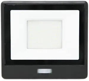 Extrastar 50W LED Floodlight PIR Motion Sensor, IP65, 6500K, 4280 lumens, time delay adjustment