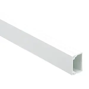 MK White Square Mini trunking (D)16mm