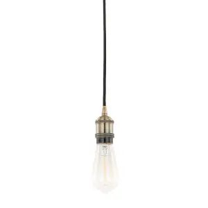 Luminosa Modern Hanging Pendant Lamp Holders Antique Bronze 1 Light , E27