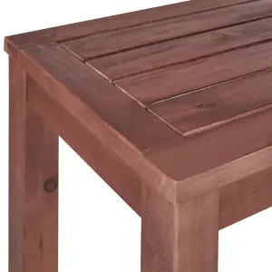 Garden Bench TUSCANIA Wood Dark Wood