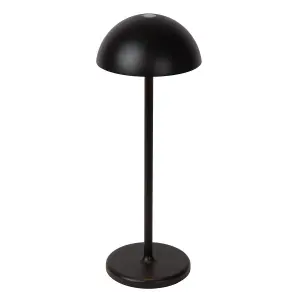 Lucide Joy Retro Table Lamp Outdoor 12cm - LED Dim. - 1x1,5W 3000K - IP54 - Black