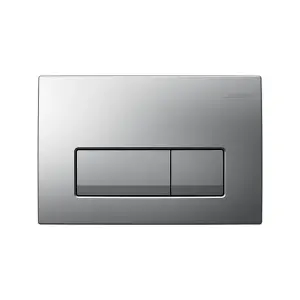 Geberit DELTA51 Matt Chrome Dual Flush Plate DELTA 51 UP100 Concealed Cisterns