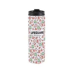 Lifeguard Travel Mug - Novelty Swimming Gift Stainless Steel Vacuum-Sealed Double-Walled Hot/Cold Drinks Travel Flask