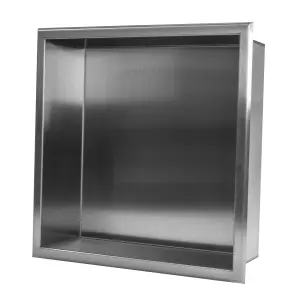 Thermopanel 304 Stainless Steel Recess Shower Niche - Stainless Steel (305 x 305 x 103mm)