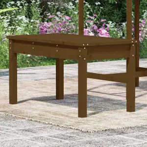 Berkfield Garden Bench Honey Brown 80x44x45 cm Solid Wood Pine