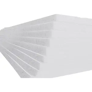 18 x White Rigid Polystyrene Foam Sheets 600x400x25mm Thick EPS70 SDN Slab Insulation Boards