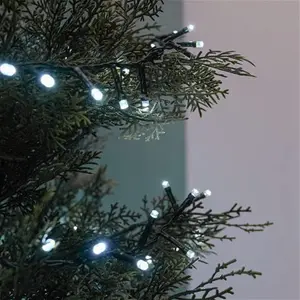 14.3m Outdoor Christmas Tree Fairy Lights, 480 White Leds Fairy Lights Outdoor