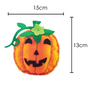 Halloween Pumpkin Craft Kit Fun Felt Activity for Kids Patries Themed Orange