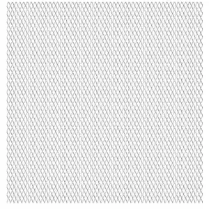 Berkfield Garden Wire Fence Stainless Steel 100x85 cm 30x17x2.5mm