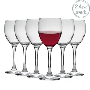 Argon Tableware - Classic Red Wine Glasses - 340ml - Pack of 24 - Clear