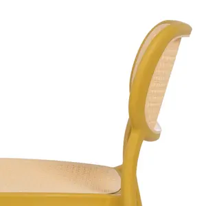 Vernia Stacking Side Chair (Set of 2) Mustard