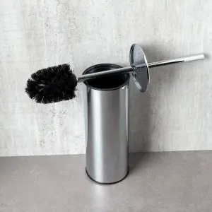 Ronda Round Chrome Toilet Brush & Holder