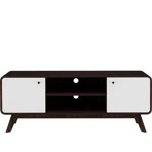 Justine TV Stand for TVs up to 60" Walnut/White