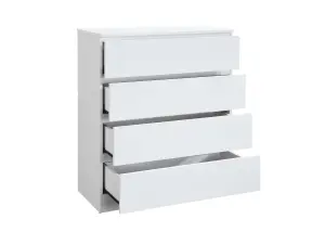 Birlea Oslo 4 Drawer Chest White