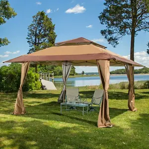 MAXIMUS Royal 4x4m Pop-up Gazebo Outdoor Patio Canopy Tent