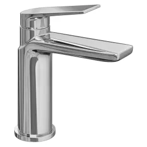 Luxury Sleek Modern Standard Mono Basin Mixer - Chrome Finish