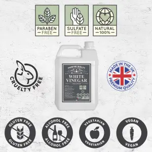 Pure Source Nutrition Eco White Vinegar Cleaning Unscented 20 Litres -All Natural Multi-Surface & Multi-Purpose Cleaner, Limescale