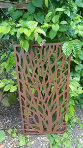 Tree Decorative Screen Wall Art Plaque 780mm Tall