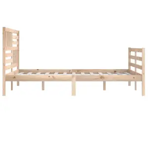 Berkfield Bed Frame Solid Wood 180x200 cm 6FT Super King