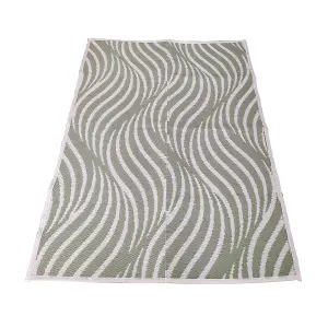 Green Weatherproof Indoor/Outdoor Rug 120x170