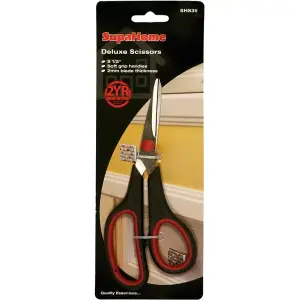 SupaHome Deluxe Scissors Black/Red (One Size)