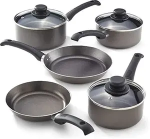 Judge Everyday 3 Piece Pan Set With Glass Lids, 16/18/20cm Saucepans Judge