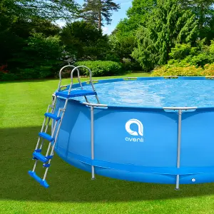 Avenli 15ft x 48" Round Above Ground Swimming Pool, Pump & Accessories