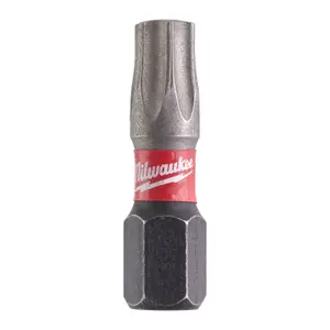 Milwaukee SHOCKWAVE TORX Impact Duty Bits TX30 25mm Pack of 2 4932472046