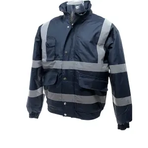 Yoko Mens Hi-Vis Bomber Jacket Quality Product