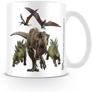 Juric World Fallen Kingdom Dino Rampage Mug Forest Green/White (One Size)