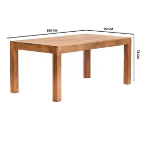 Dining Table 76 H x 180 W x 90 D