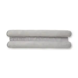 Catherine Lansfield Kingsley Matt Velvet Double Sided Under Door Draught Excluder Silver Grey