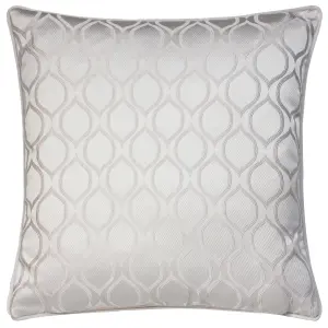 Prestigious Textiles Solitaire Embroidered Geometric Piped Feather Filled Cushion