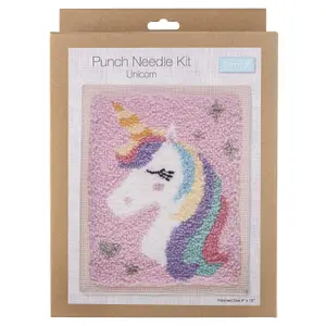 P/NEEDLE UNICORN - Punch Needle Kit: Unicorn - Trimits