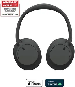 SONY WH-CH720N Wireless Bluetooth Noise-Cancelling Headphones - Black