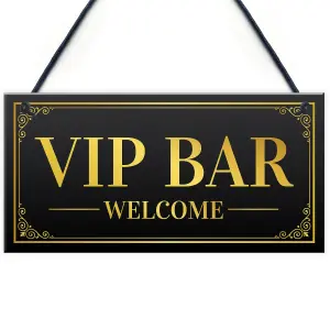 Red Ocean Welcome Vip Bar Signs For Home Bar Hanging Pub Decor Garden Bar Signs Plaques